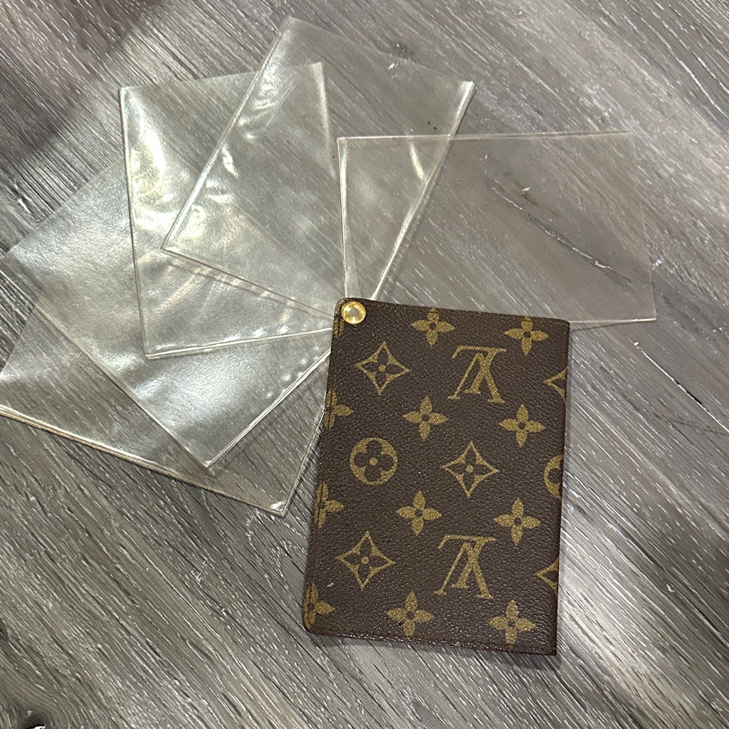 Louis Vuitton Brown And Gold Monogram Card Holder Louis Vuitton Brown And Gold Monogram Card Holder